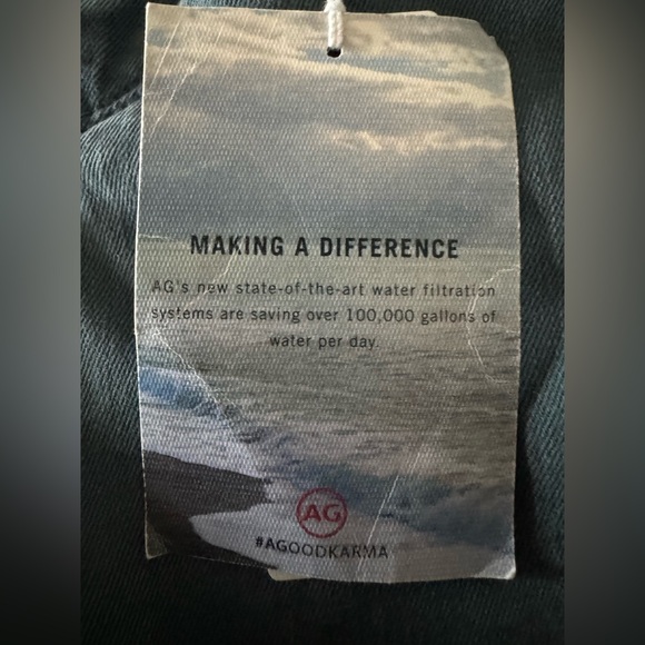 AG Jeans Prima Ankle Cigarette Jean in a blue-grey. NWT. SZ 29 - Picture 4 of 6